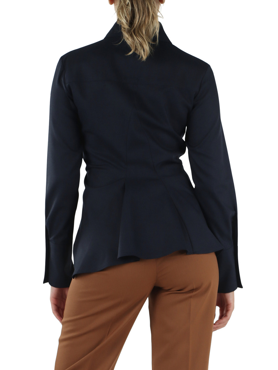BLU | Camicia in misto lana vergine e viscosa GOCCE