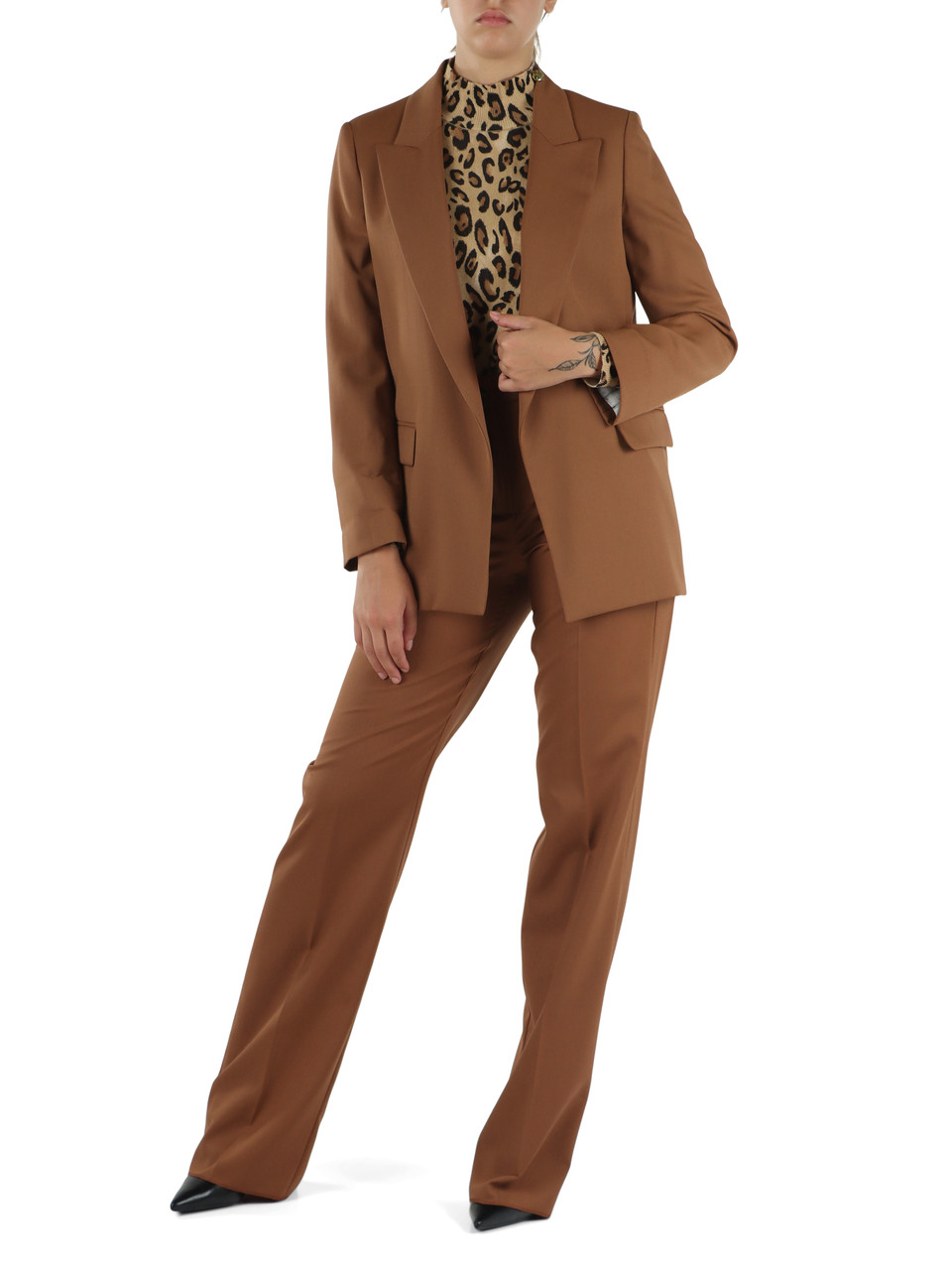 MARRONE CHIARO | SPORT: Giacca in gabardina di misto lana vergine MAGENTA