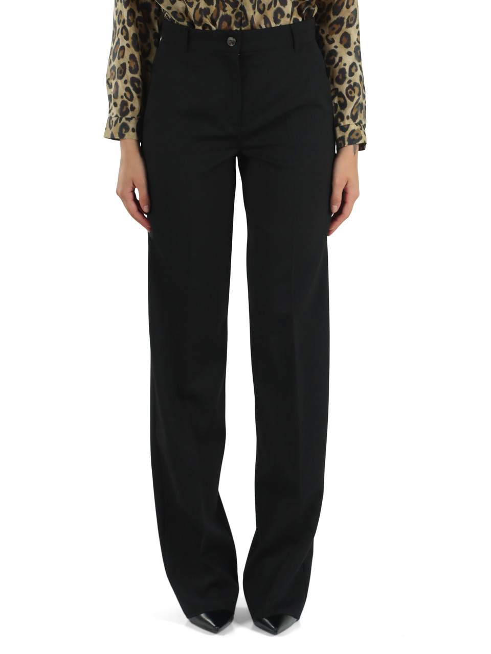 NERO | SPORT: Pantalone in gabardina di misto lana vergine NEMBO