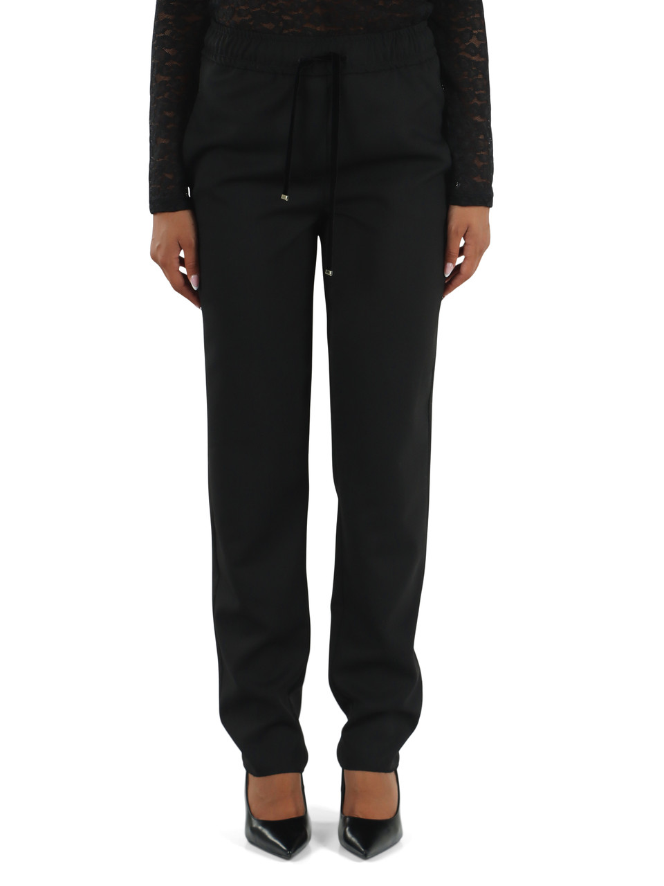 NERO | SPORT: Pantalone in gabardina di misto lana vergine BEATO