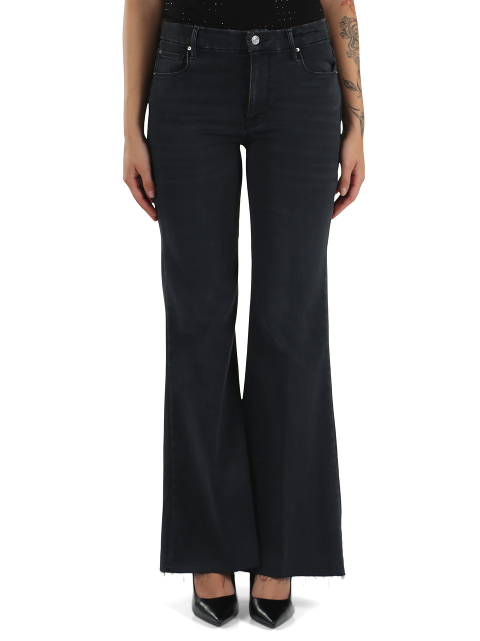 GRIGIO SCURO | SPORT: Pantalone jeans cinque tasche WLCROP