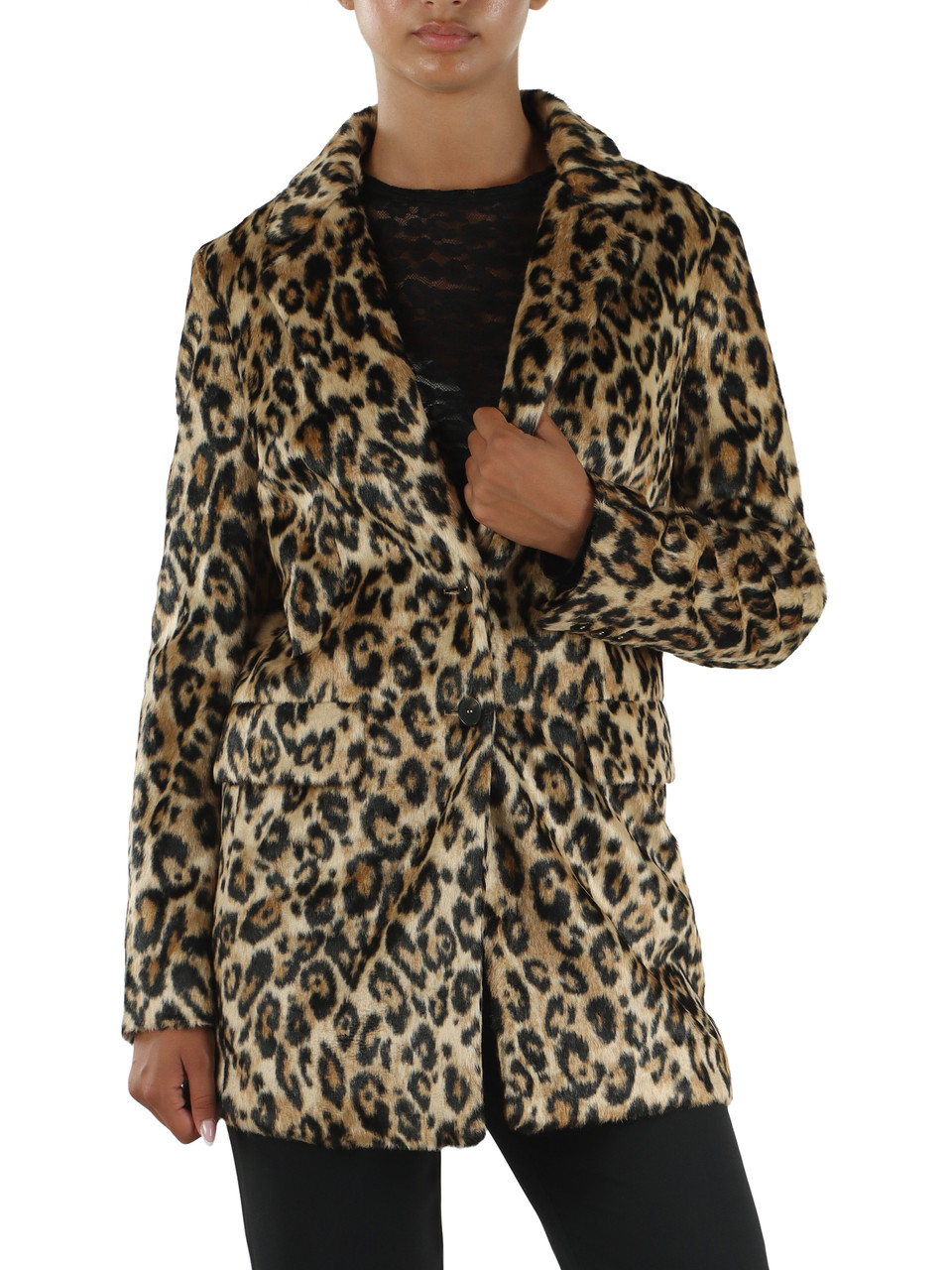 leopardato | SPORT: Cappotto in ecopelliccia ACACIA
