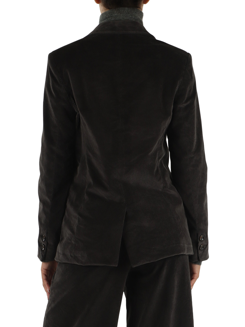 MARRONE | Giacca in velluto a coste