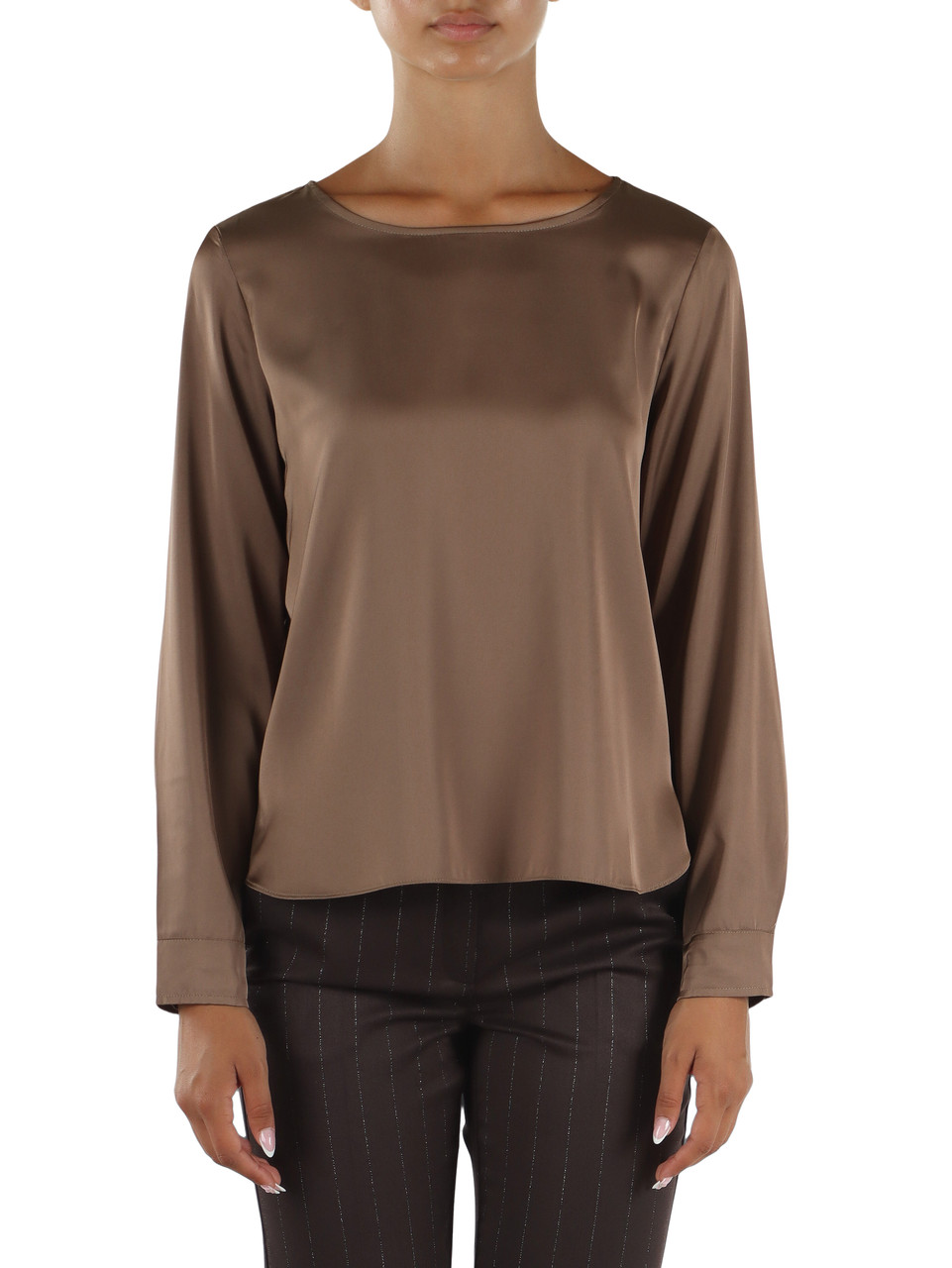 TORTORA | Blusa in satin CURSORE