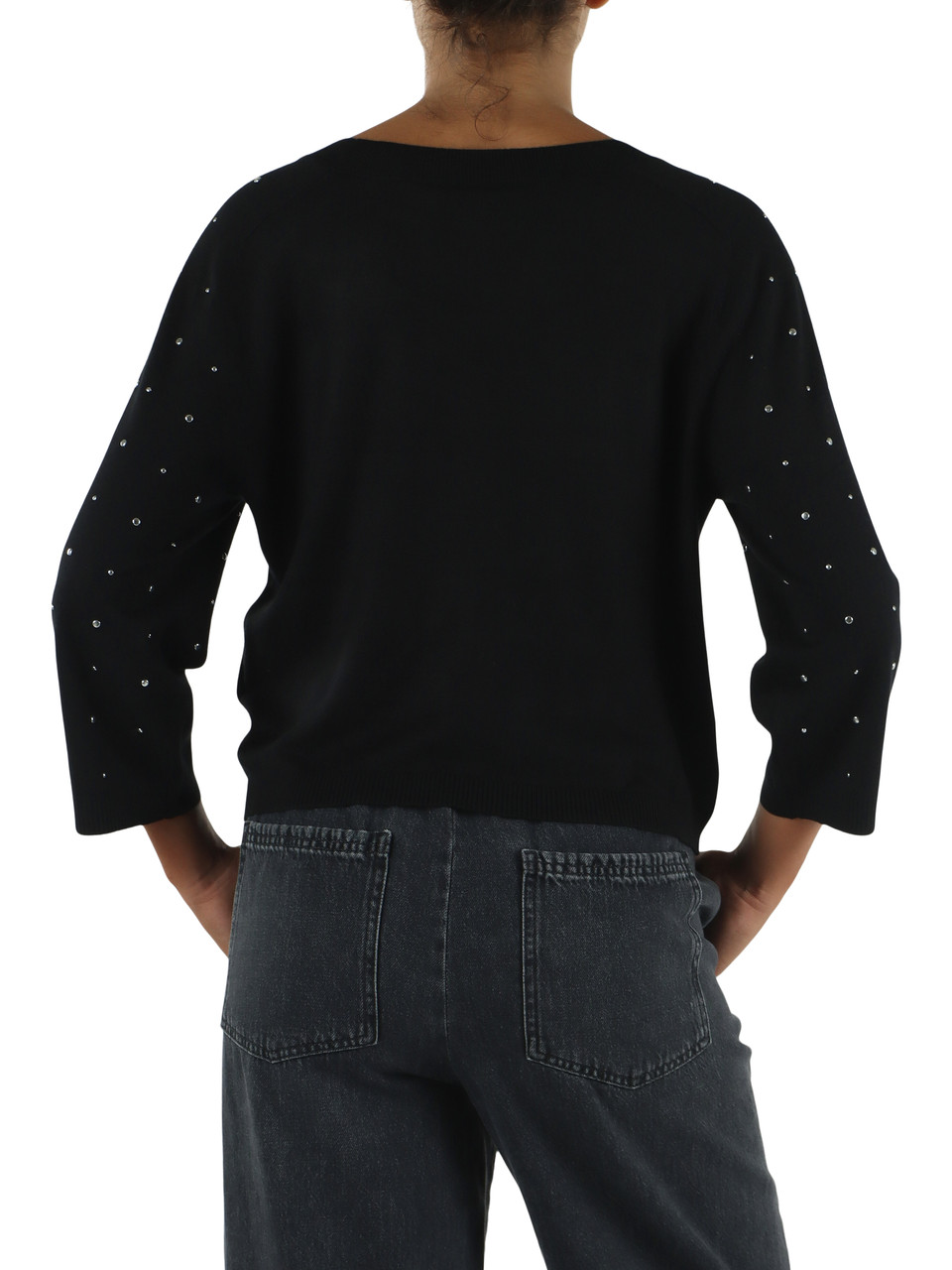 NERO | Maglia in misto viscosa GOMMA