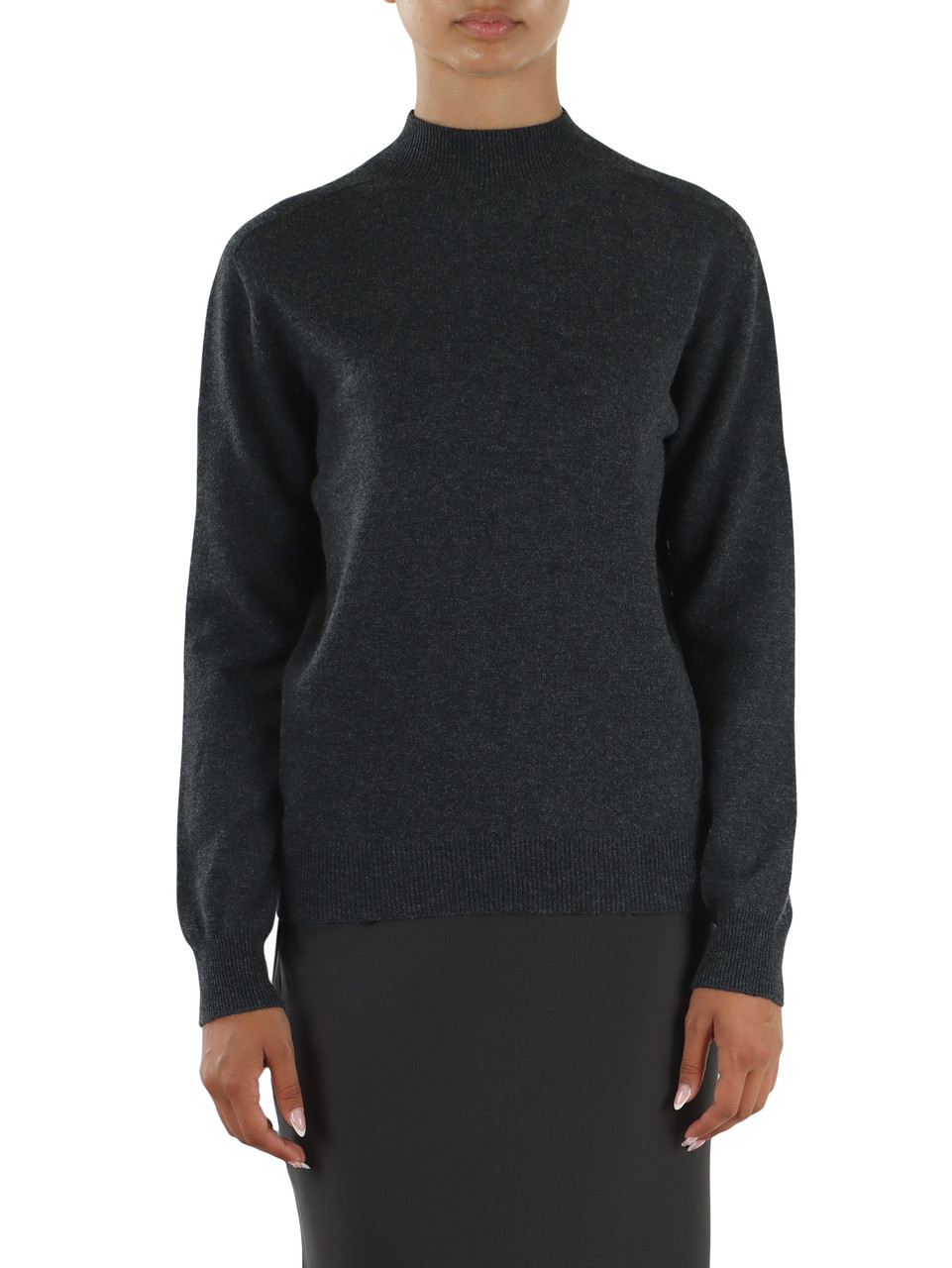 GRIGIO SCURO | Maglia in lana e cashmere NETTO