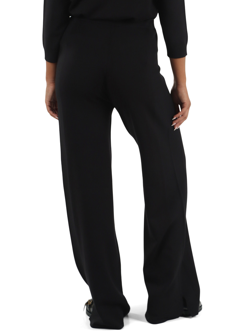 NERO | Pantaloni in misto viscosa FOGGIA