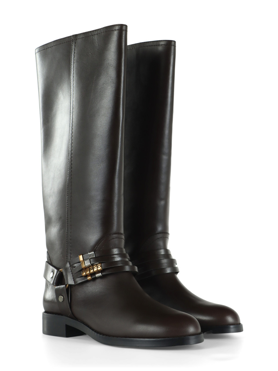 MARRONE | Stivali in pelle CHEVAL 01