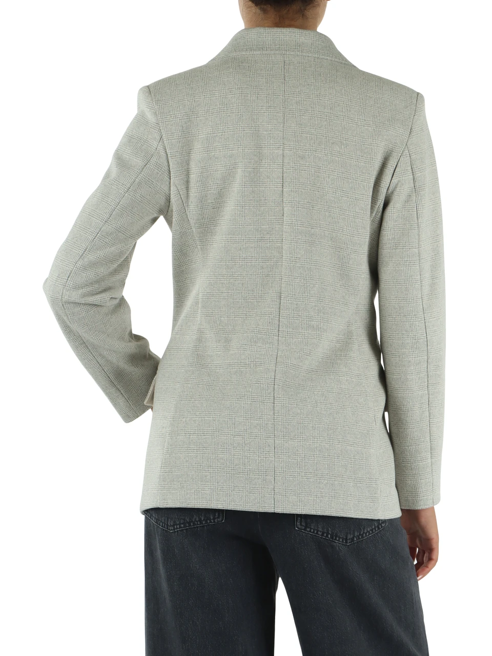 GRIGIO CHIARO | Giacca doppiopetto MATERIA in misto cotone smerigliato