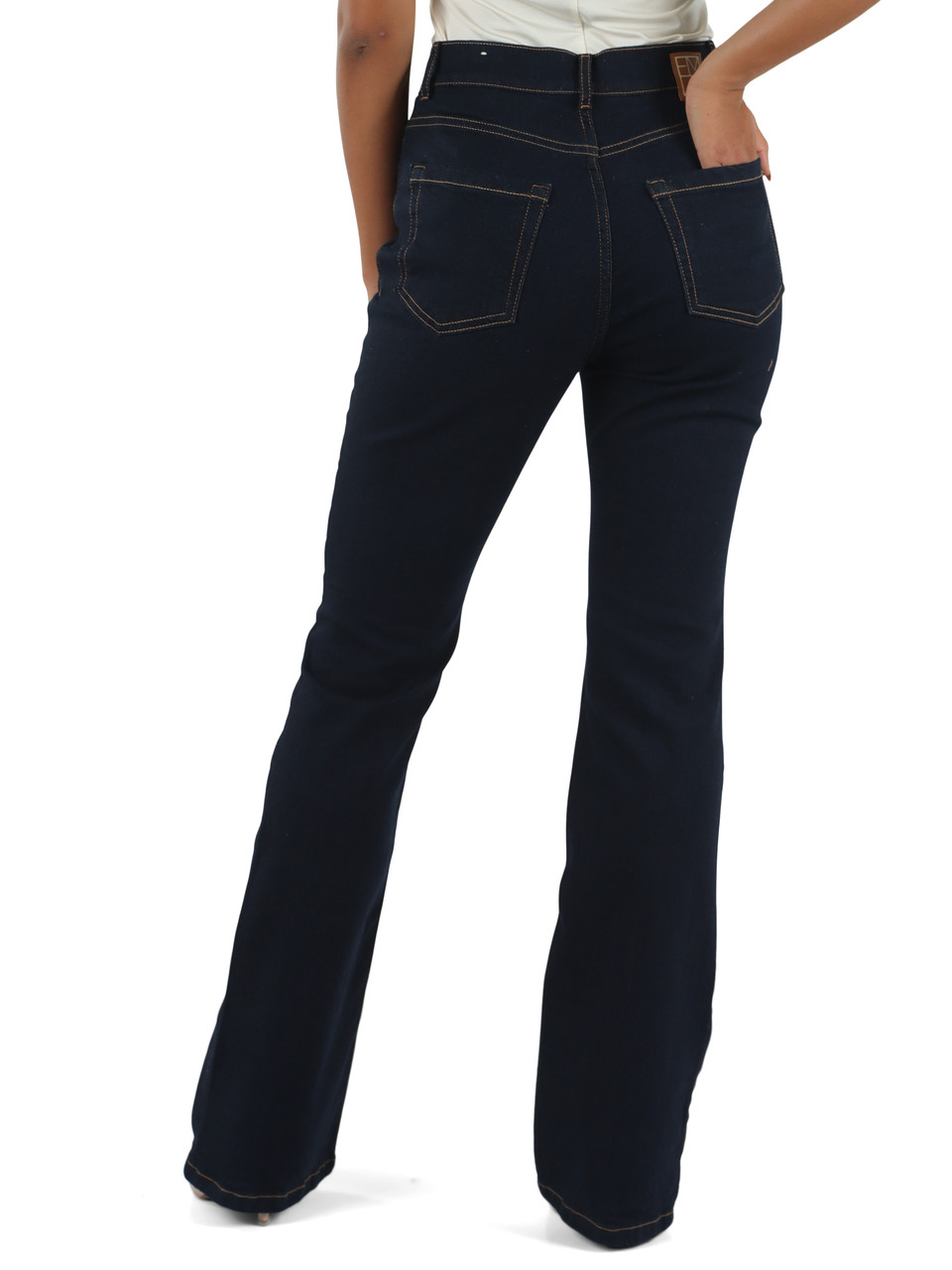 BLU SCURO | Pantalone jeans cinque tasche Bootcut