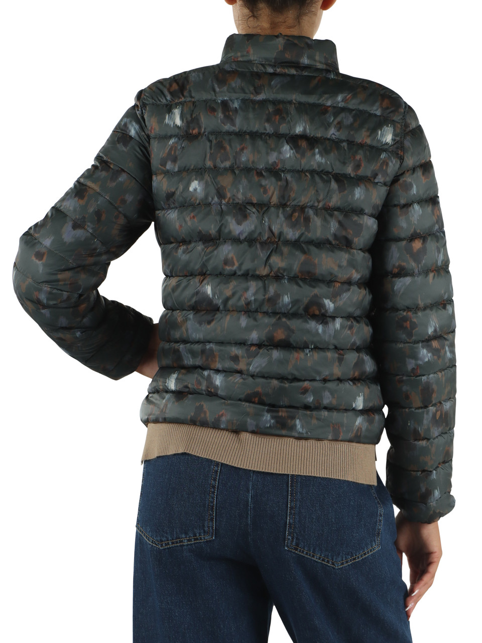 VERDE SCURO | Piumino sintetico reversibile OMBRINA