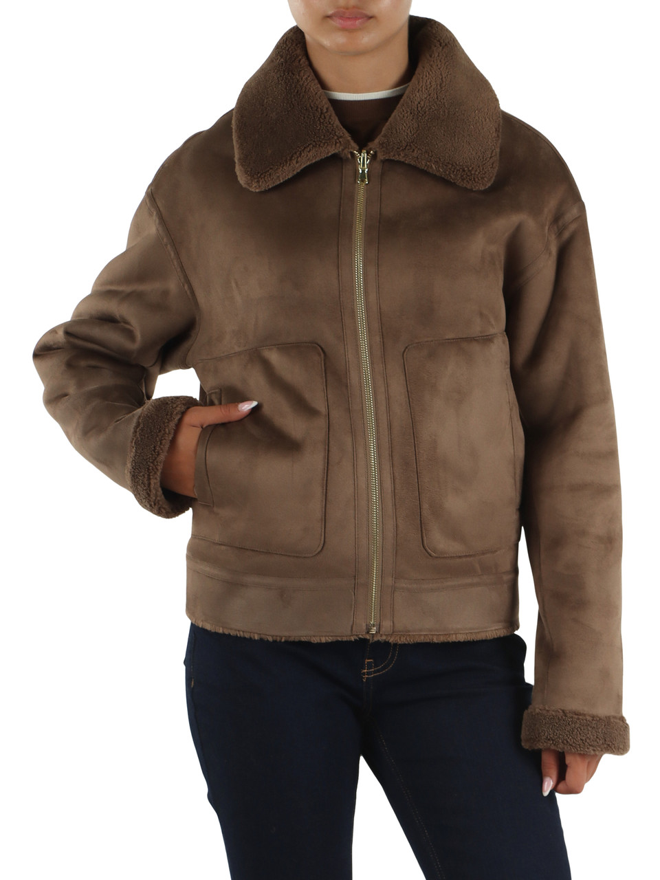 TORTORA | Giacca reversibile in eco suede LIUTI