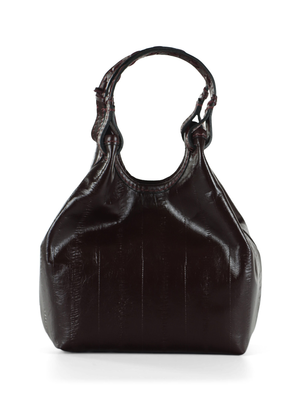VINACCIA | Borsa a mano in pelle effetto anguilla DUA Small