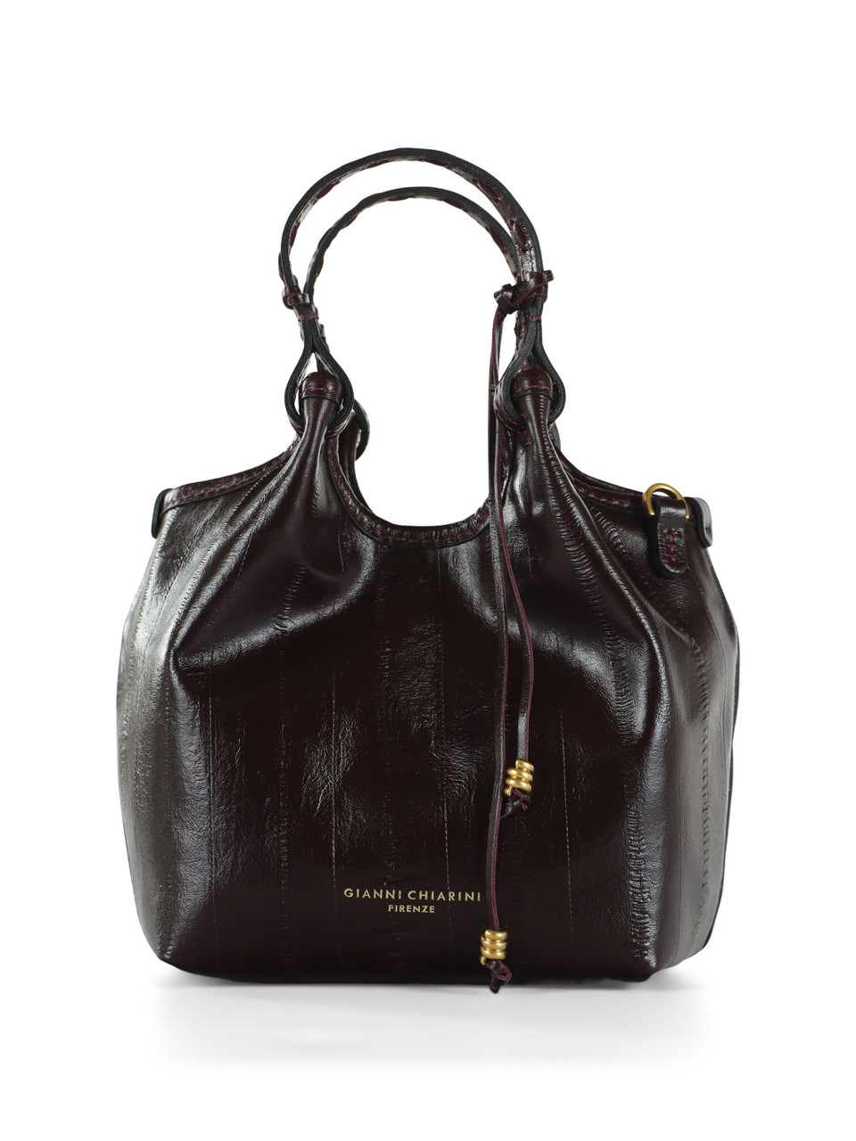 VINACCIA | Borsa a mano in pelle effetto anguilla DUA Small