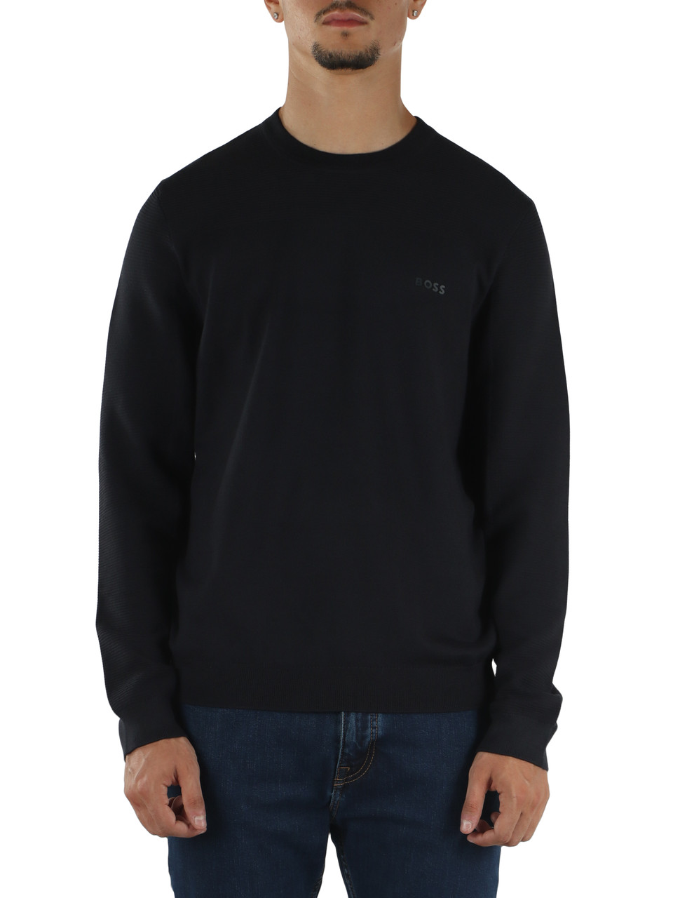 BLU SCURO | Maglia girocollo Momentum-X Dry Tech-Flex Merino