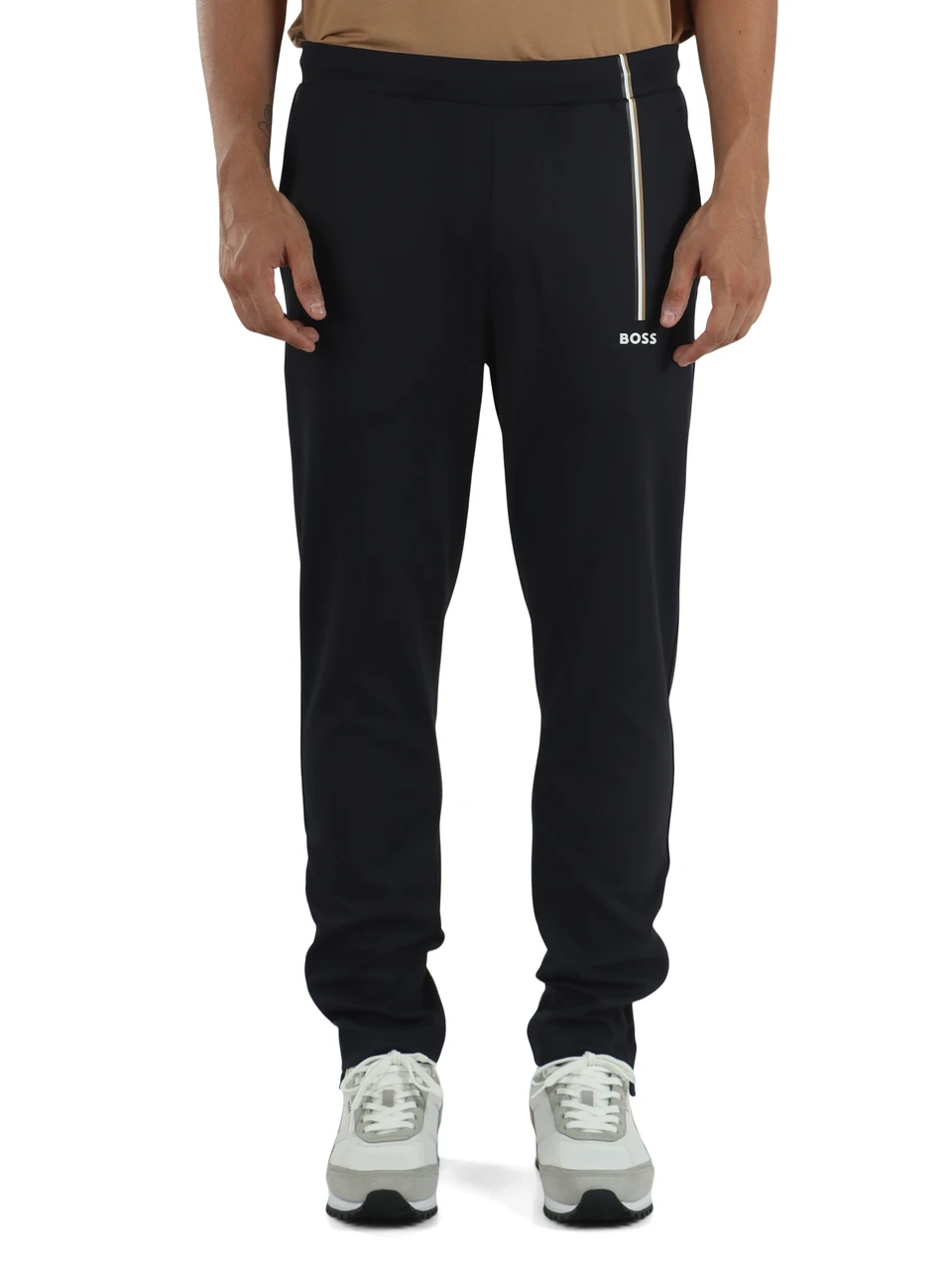 BLU SCURO | Pantaloni sportivi in tessuto tecnico HeiQ Smart Temp