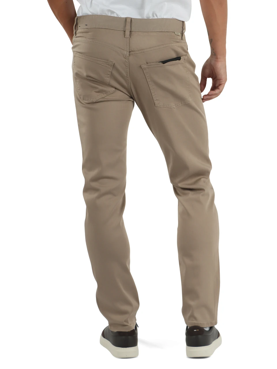BEIGE | Pantalone cinque tasche DELAWARE Slim fit Performance