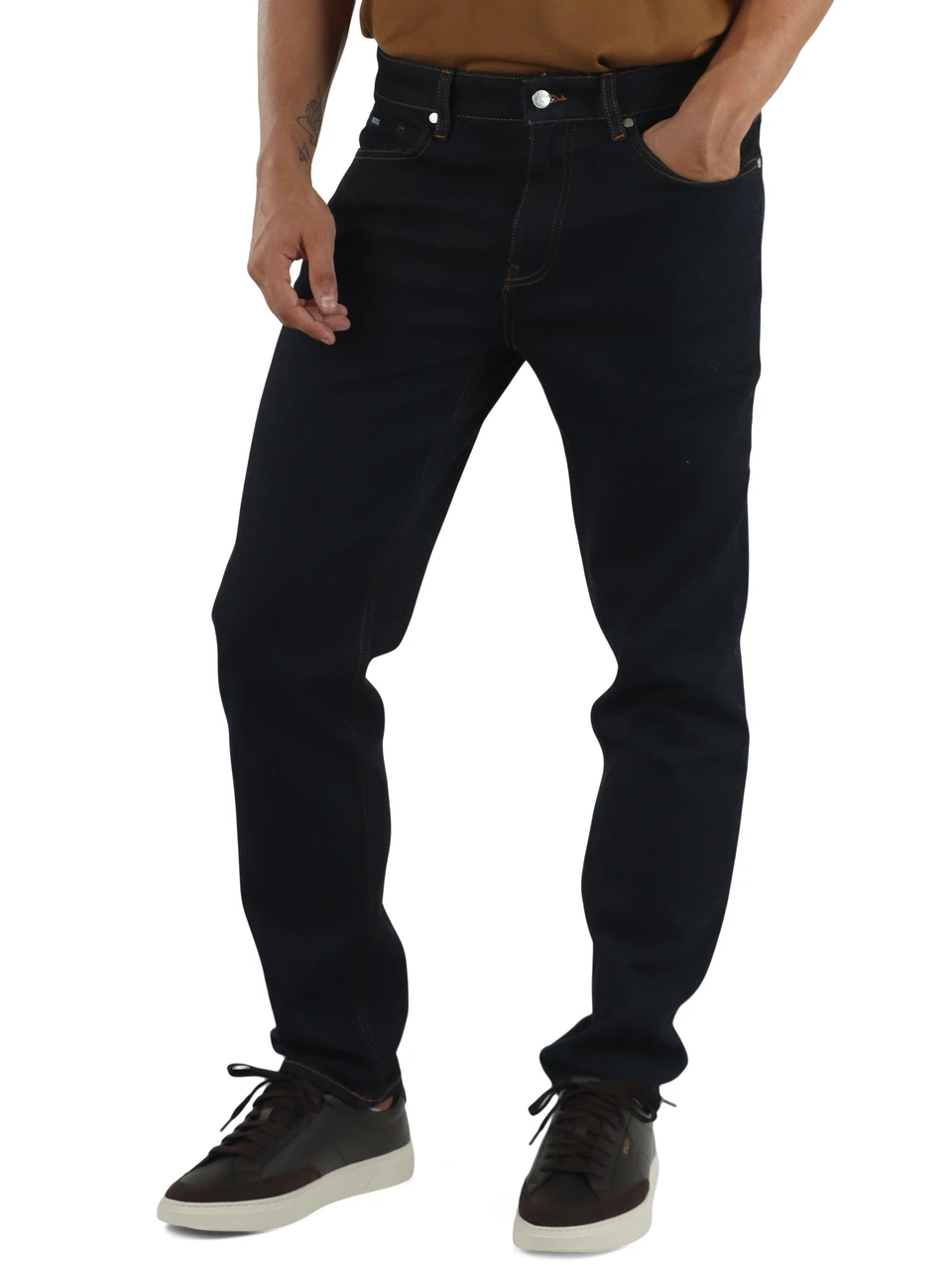 BLU SCURO | Pantalone jeans cinque tasche RE.MAINE Regular fit