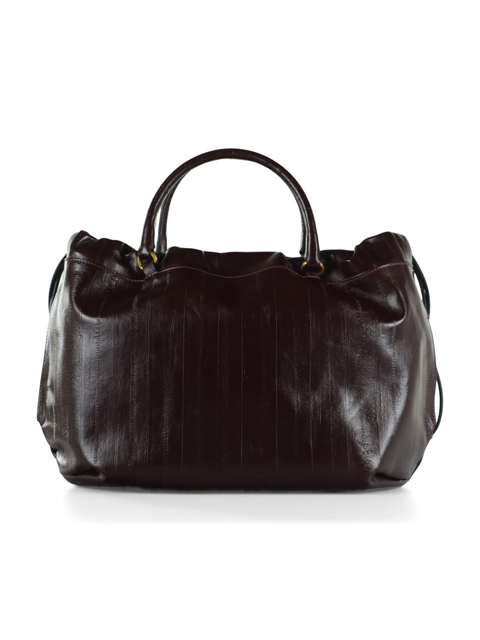 VINACCIA | Borsa in pelle stampa anguilla MORGANA