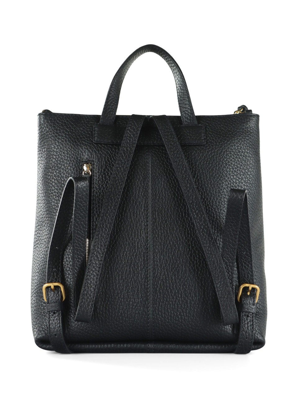 NERO | Zaino in pelle martellata SANDRA
