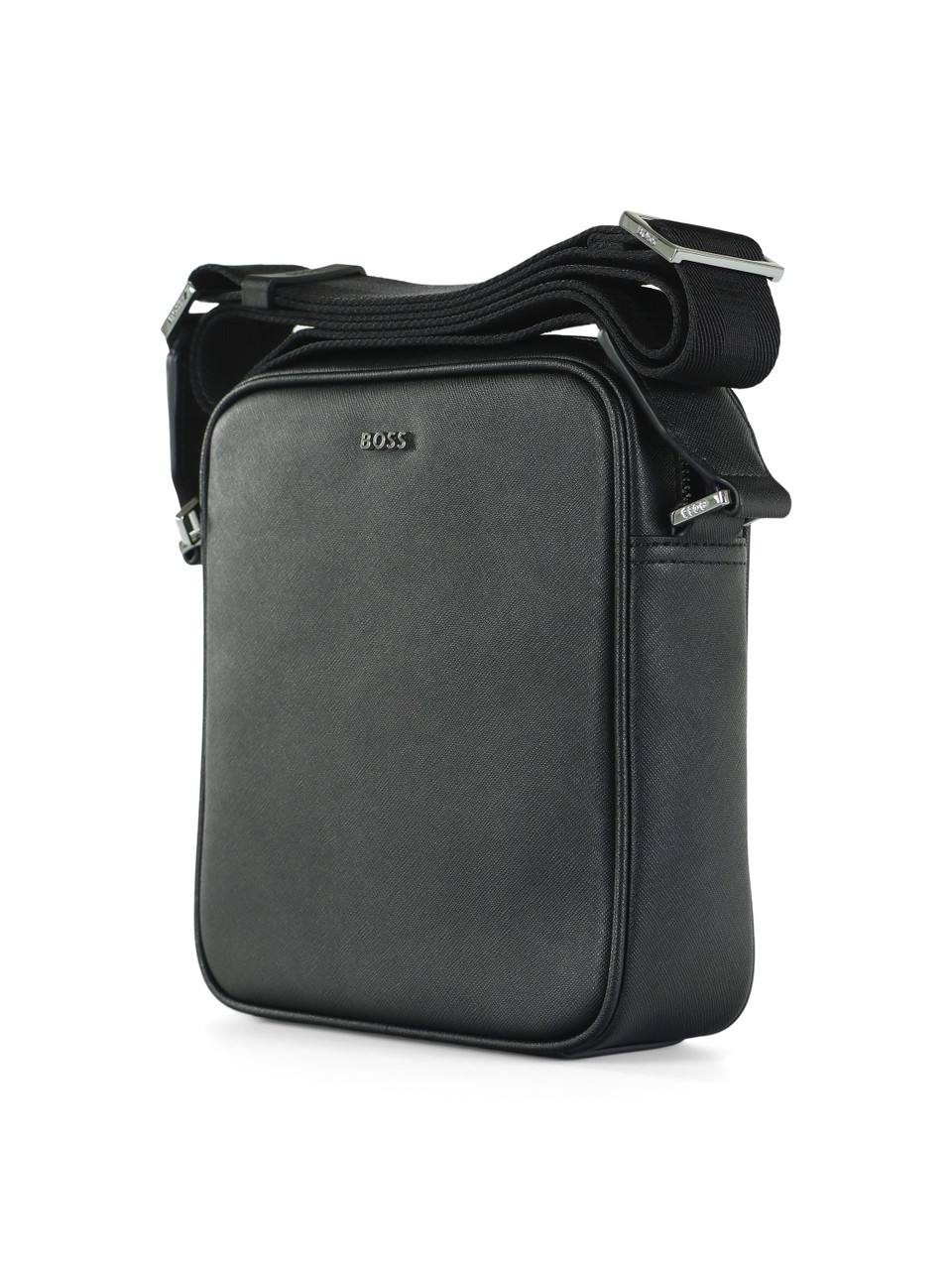 NERO | Borsa a tracolla in pelle rigenerata effetto saffiano NORTHON