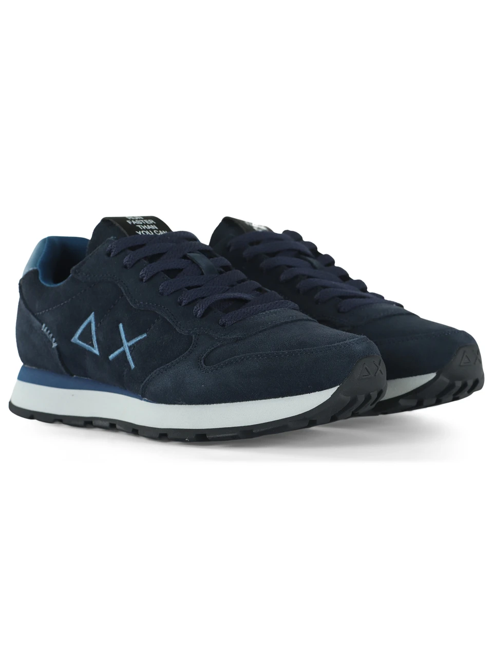 BLU SCURO | Sneakers in pelle ed ecopelle TOM SUEDE