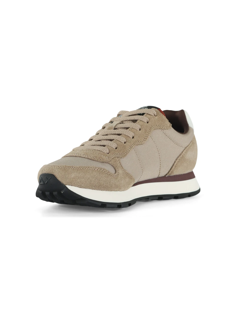 BEIGE | Sneakers in pelle e tessuto TOM SOLID