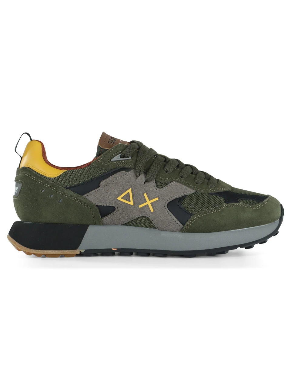VERDE SCURO | Sneakers in pelle ed ecopelle JAKI OUTDOOR