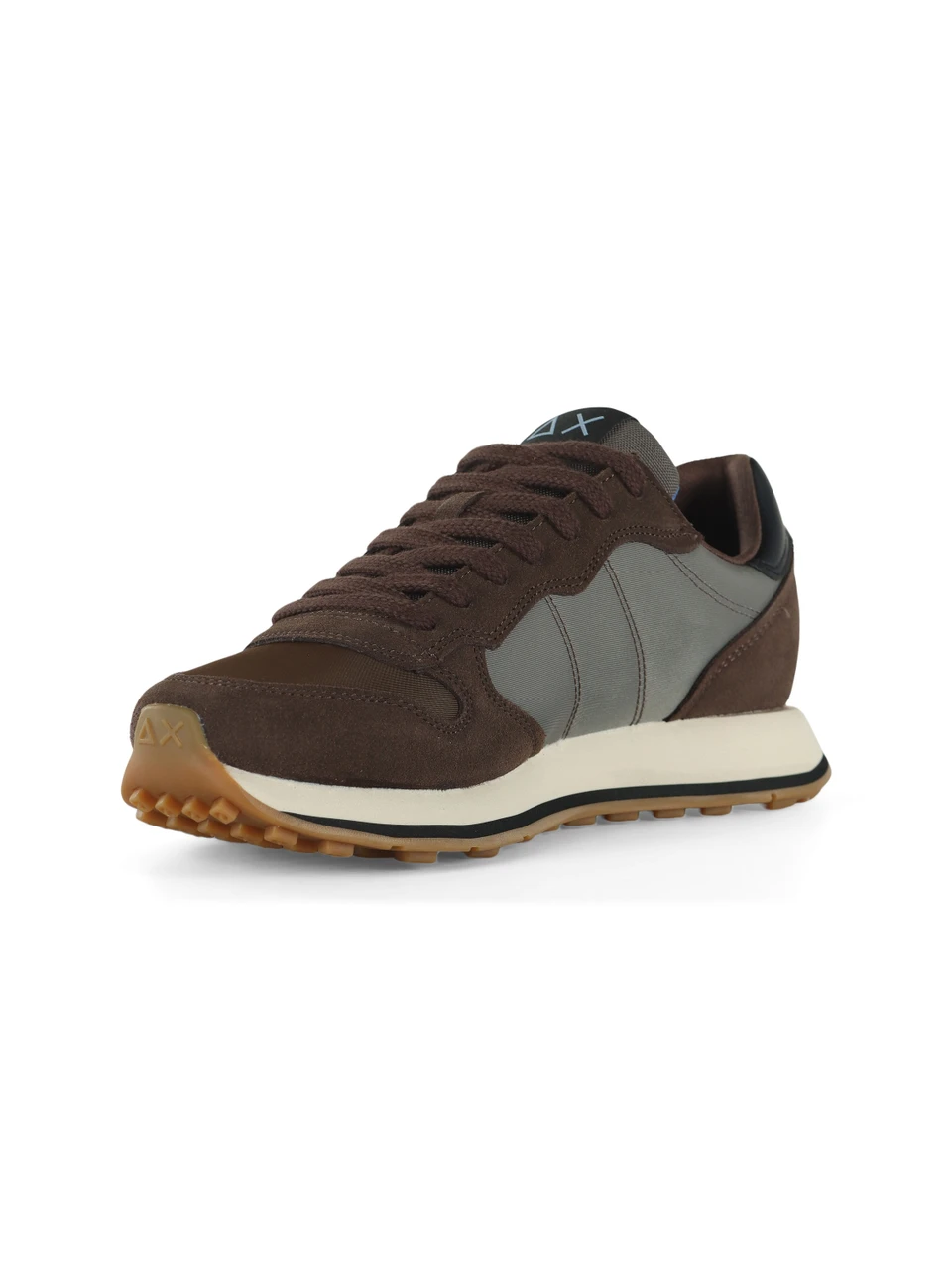 MARRONE | Sneakers in pelle e tessuto JAKI 2.0 BICOLOR
