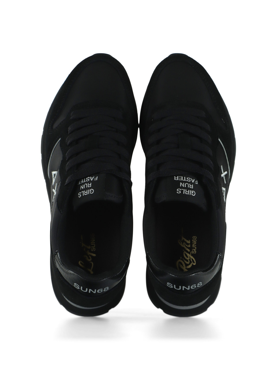 CORVINO | Sneakers in pelle e tessuto ALLY SILVER GOLD