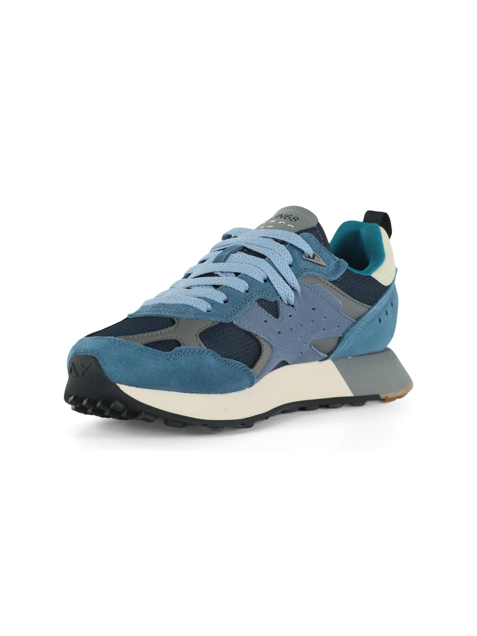 AZZURRO | Sneakers in pelle ed ecopelle JAKI OUTDOOR