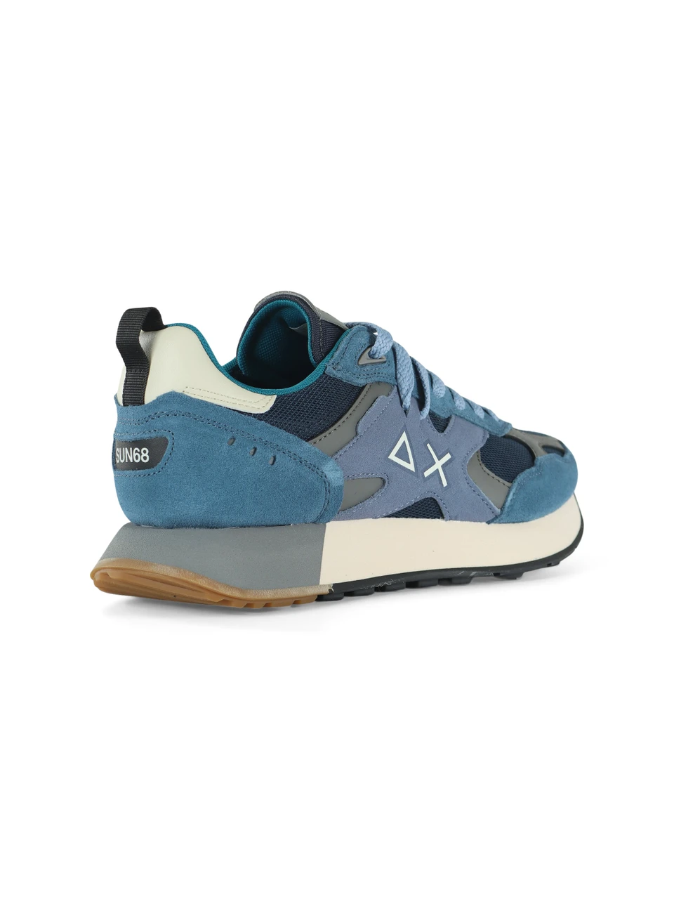 AZZURRO | Sneakers in pelle ed ecopelle JAKI OUTDOOR