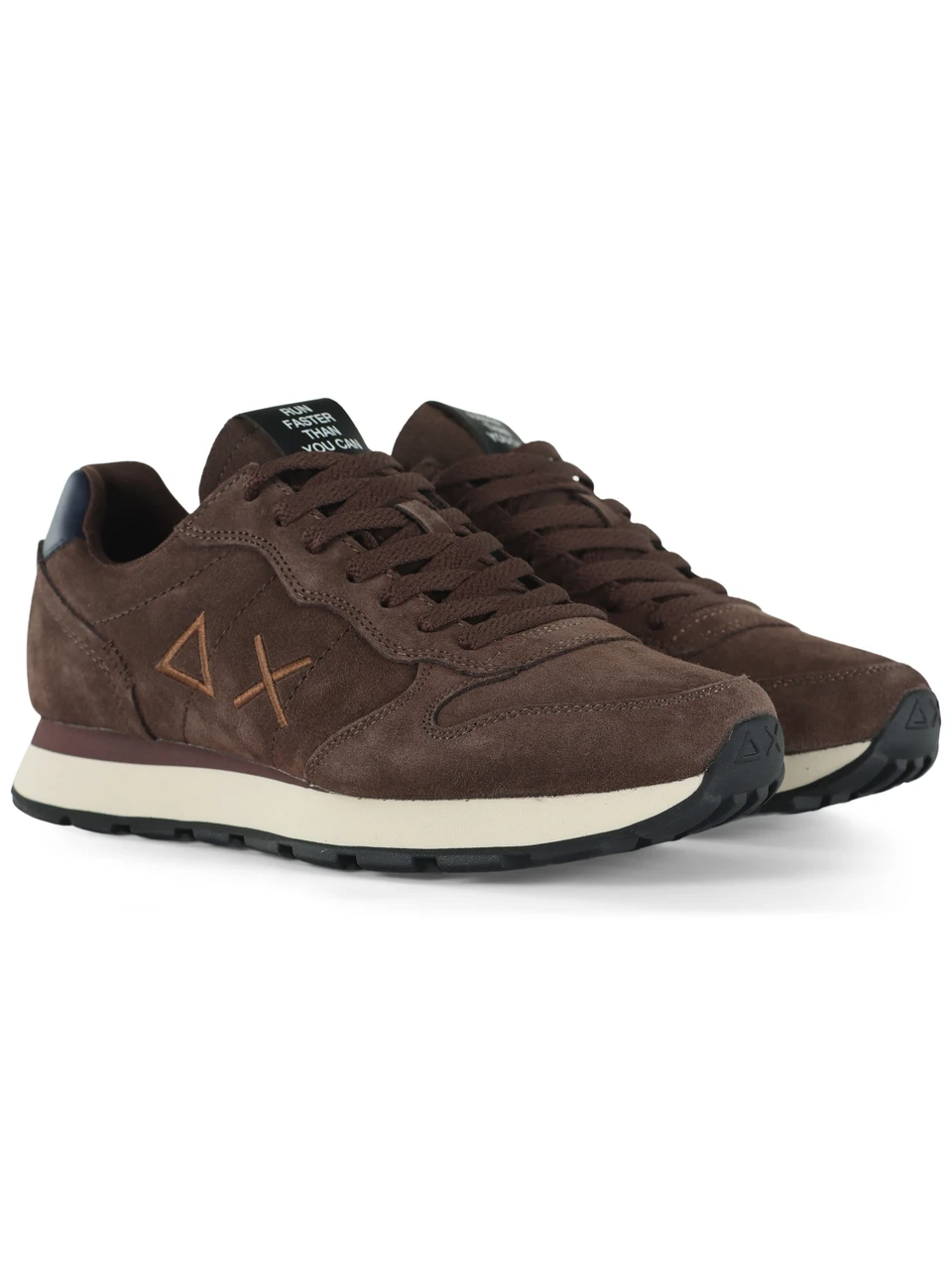 MARRONE | Sneakers in pelle ed ecopelle TOM SUEDE