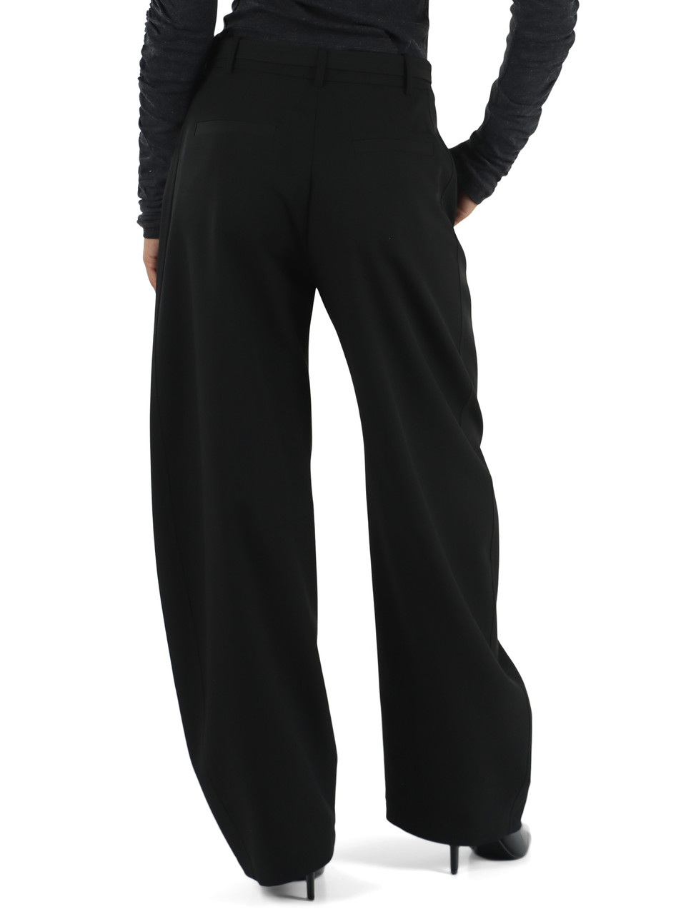 NERO | Pantalone in tessuto fluido NEW LEXY