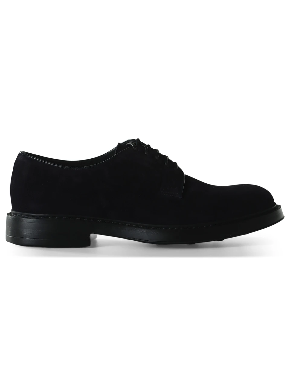 BLU SCURO | Stringata Derby in suede