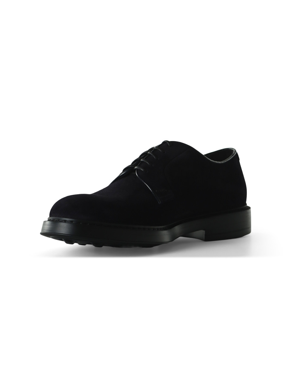 BLU SCURO | Stringata Derby in suede