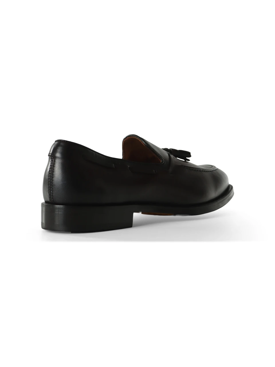 MARRONE | Mocassino in pelle con nappine