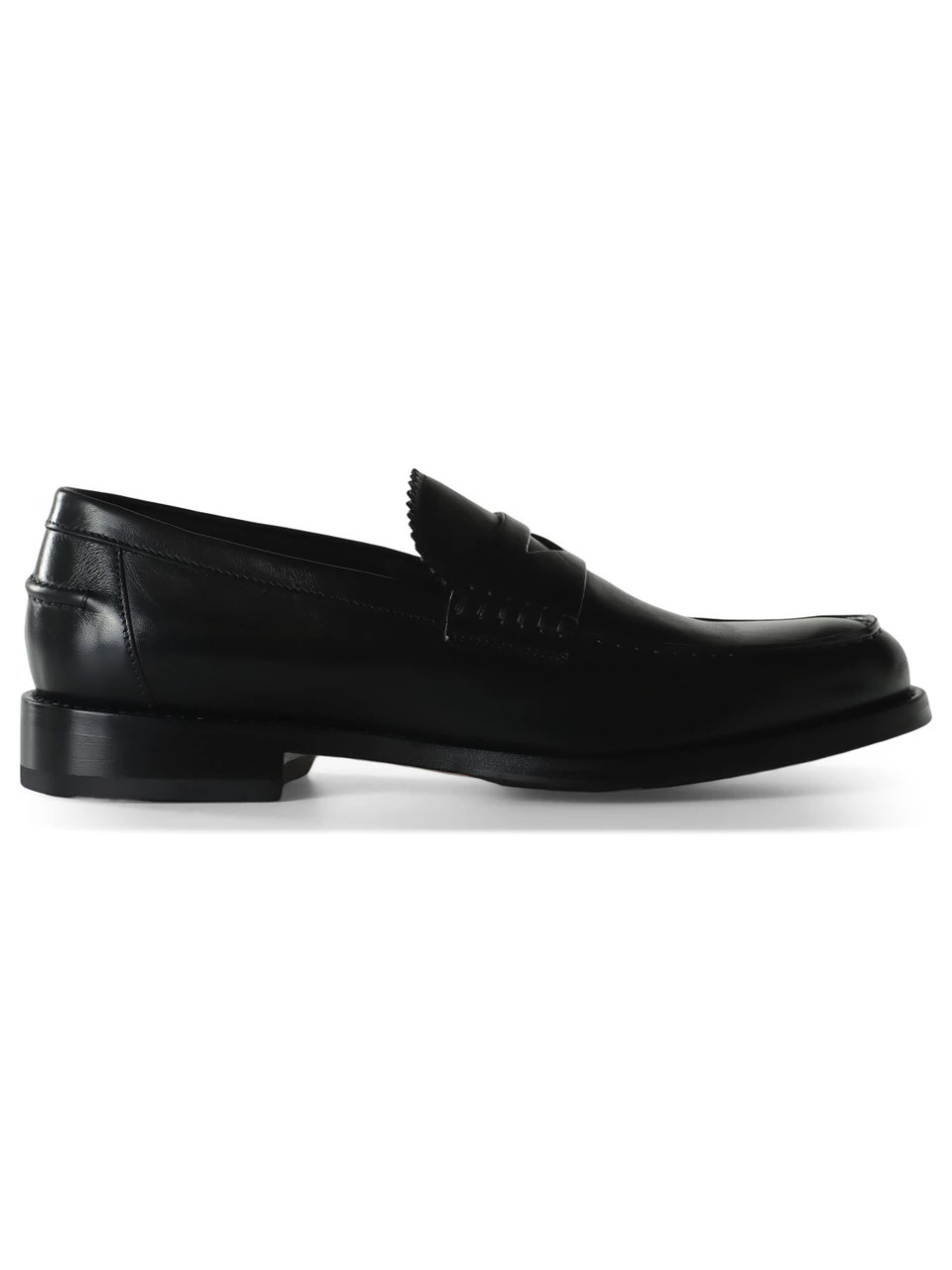 NERO | Mocassino in pelle con mascherina