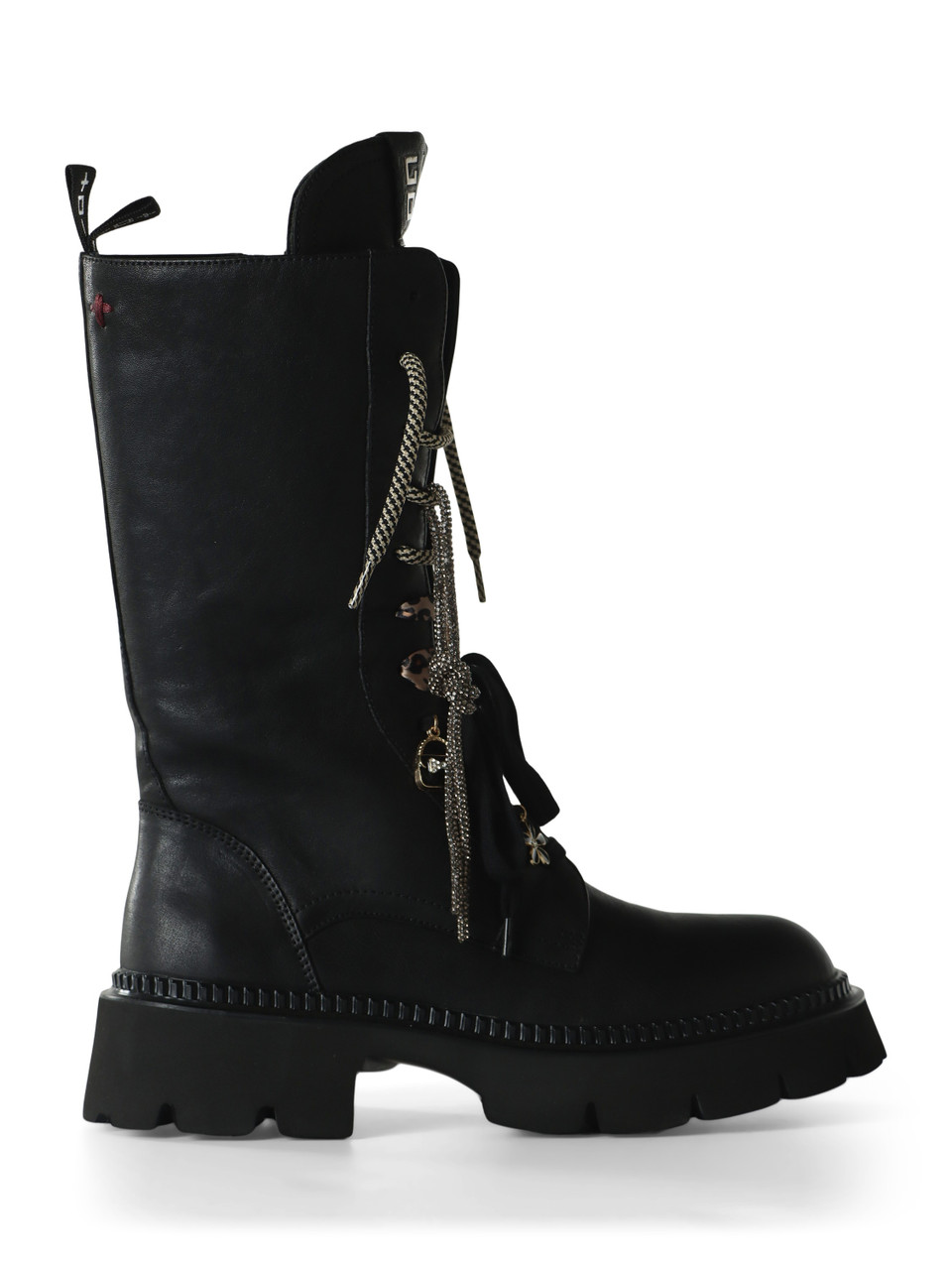 NERO | Anfibi alti in pelle GRETA01A