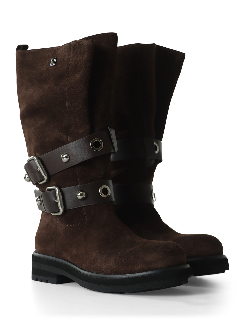 MARRONE | Stivali in suede BIA07A