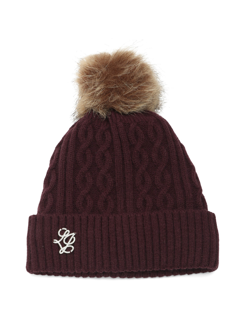 VINACCIA | Cappello con ponpon e lavorazione a trecce