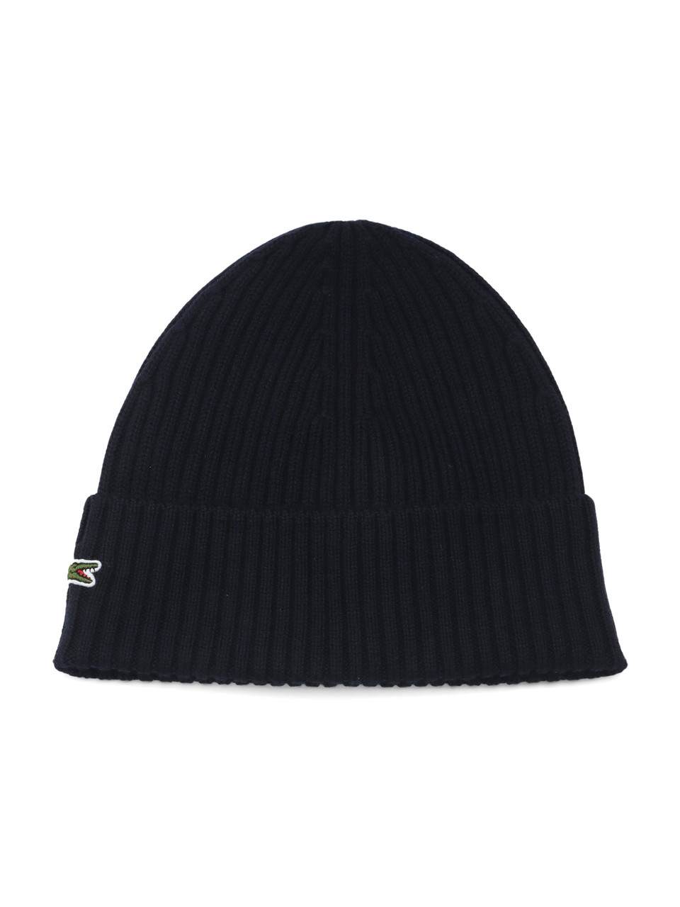 BLU SCURO | Cappello a costine in lana