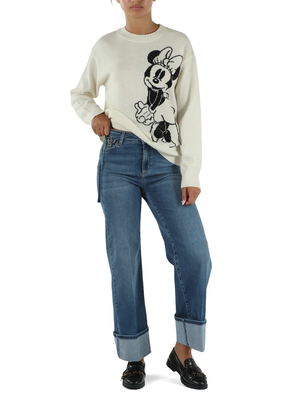 PANNA | Maglia in lana con motivo Disney