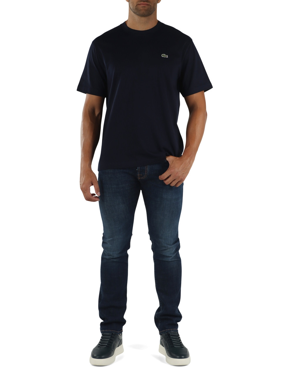 BLU SCURO | T-shirt Classic fit in cotone