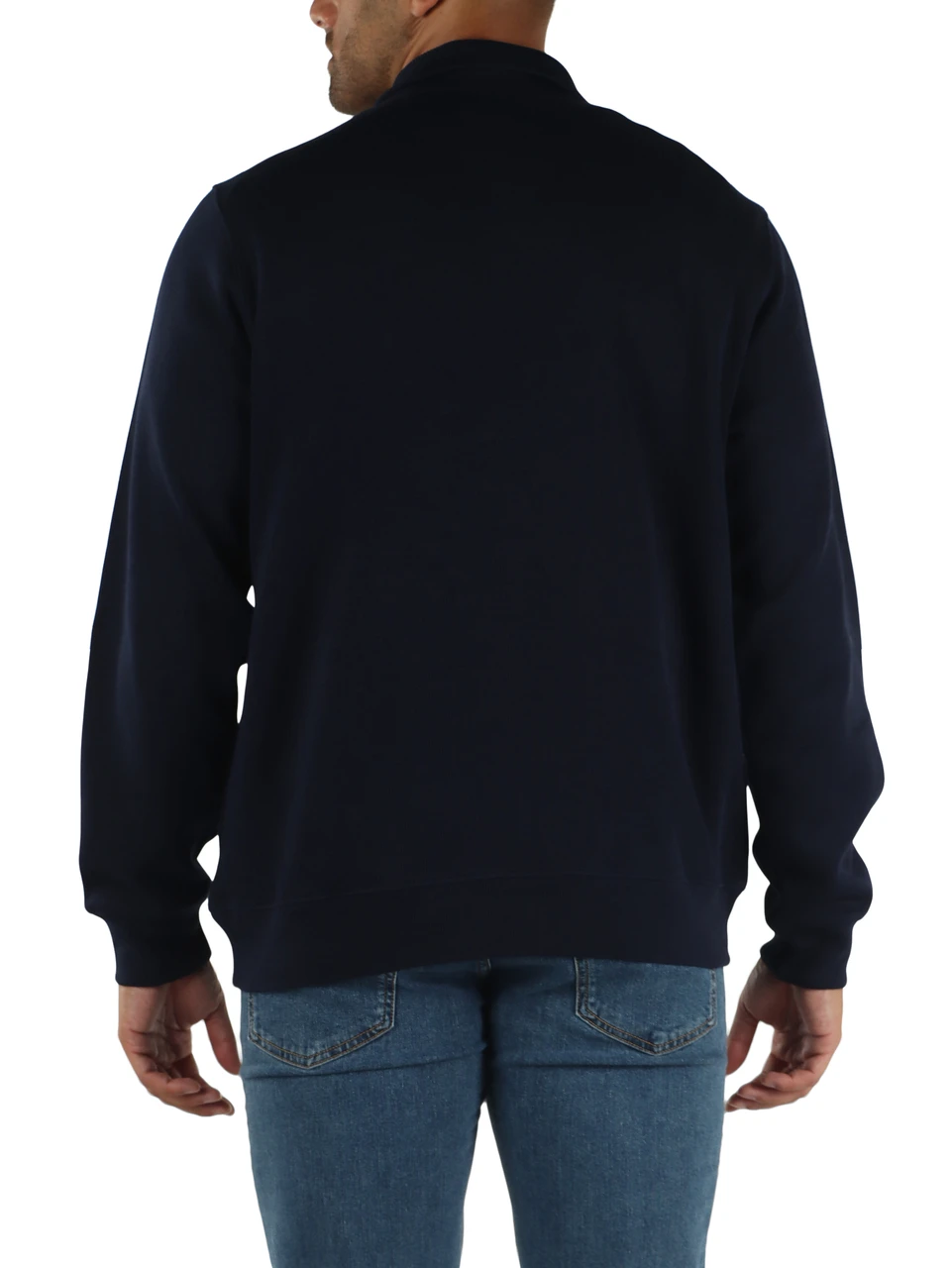 BLU SCURO | Felpa interlock Regular fit in cotone
