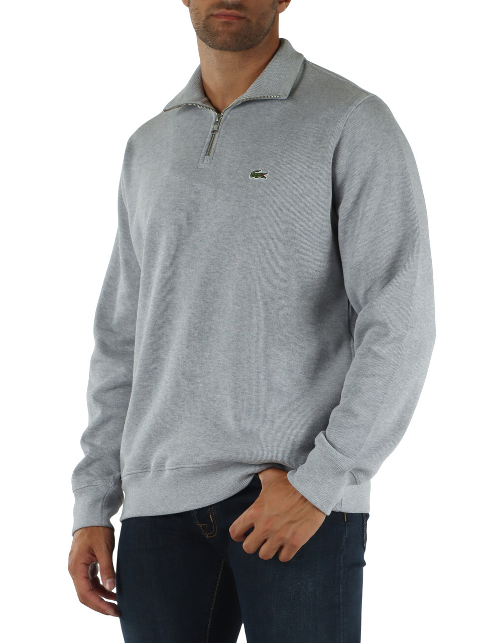 GRIGIO | Felpa interlock Regular fit in cotone