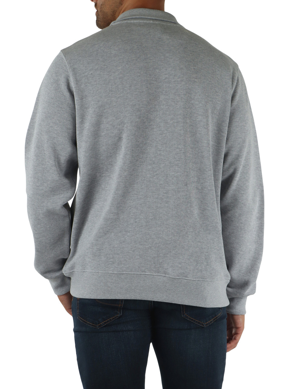 GRIGIO | Felpa interlock Regular fit in cotone