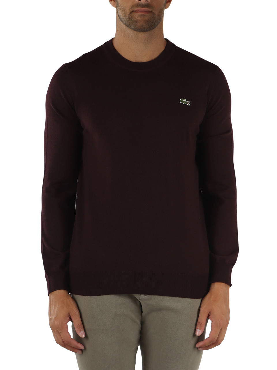 MERLOT | Maglia girocollo in misto lana Regular Fit