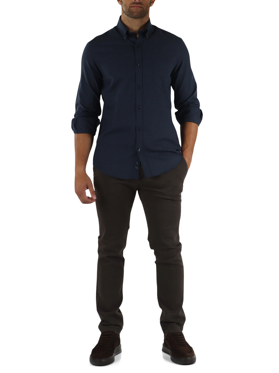 BLU | Camicia button down in cotone
