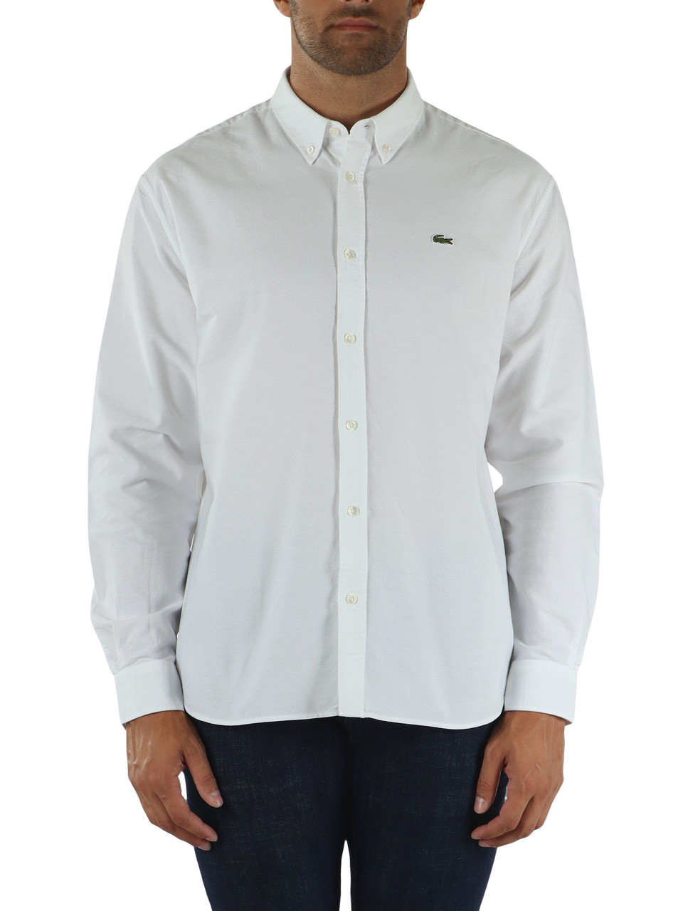 BIANCO | Camicia button down regular fit in cotone